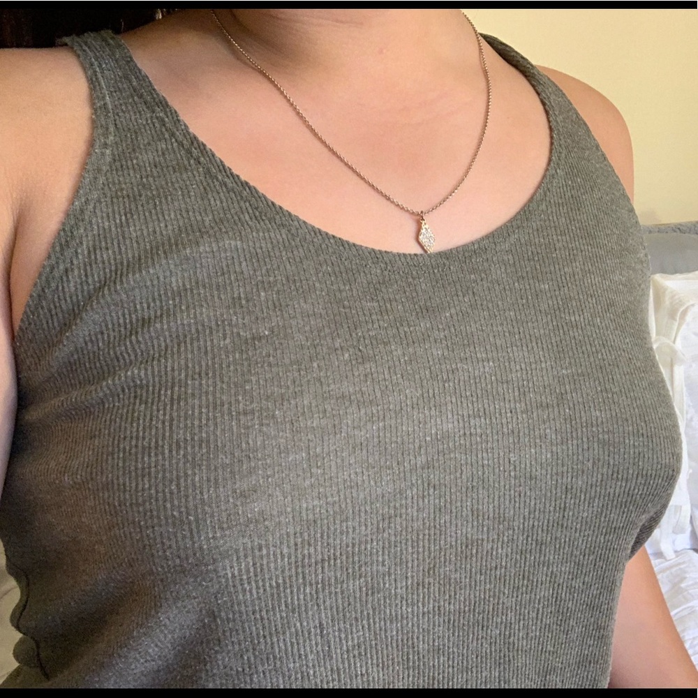 Olive green plain tank!